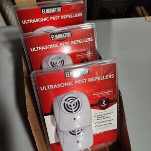 Ultrasonic Pest Repeller Set of 6 | Plug-In | Rodent Deterrent